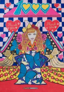 Blue Sky記念イラスト【猫の女の子】